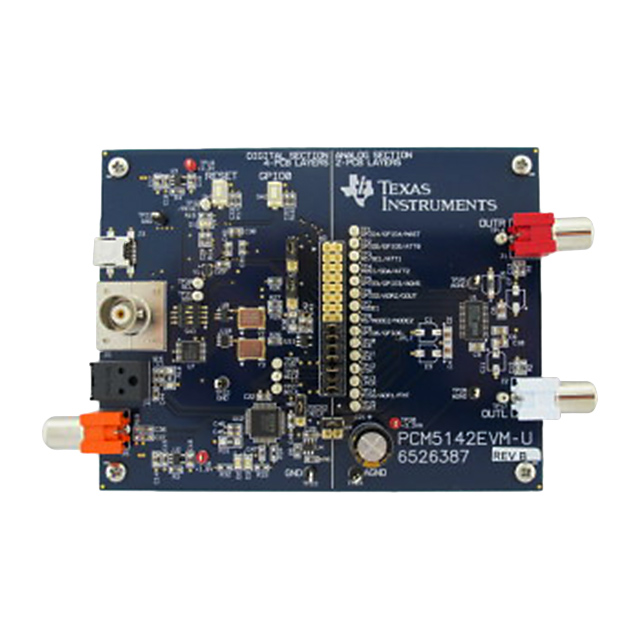 PCM5142EVM-U — Платы для проверки цифрово-аналоговых преобразователей (DAC)