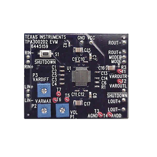 TPA3002D2EVM — Платы для проверки амплитудных усилителей