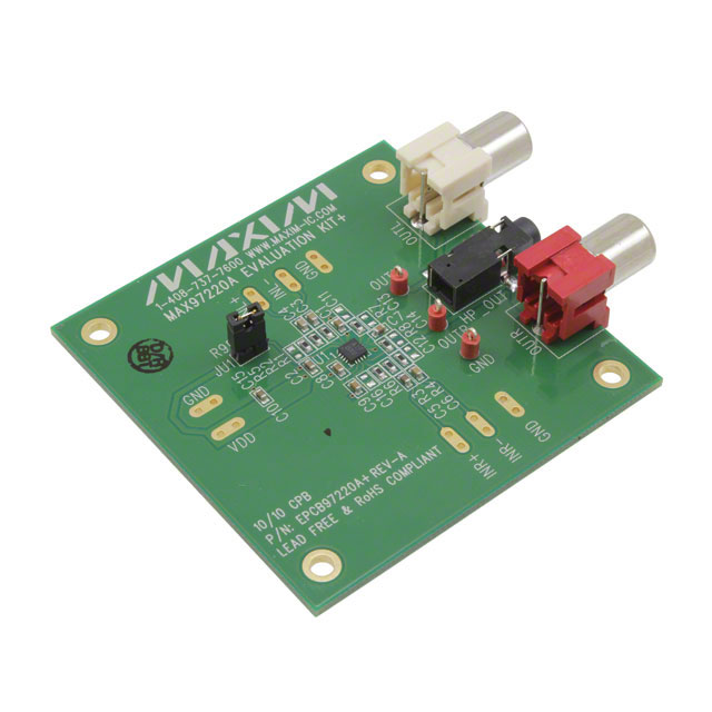 MAX97220AEVKIT+ — Платы для проверки амплитудных усилителей
