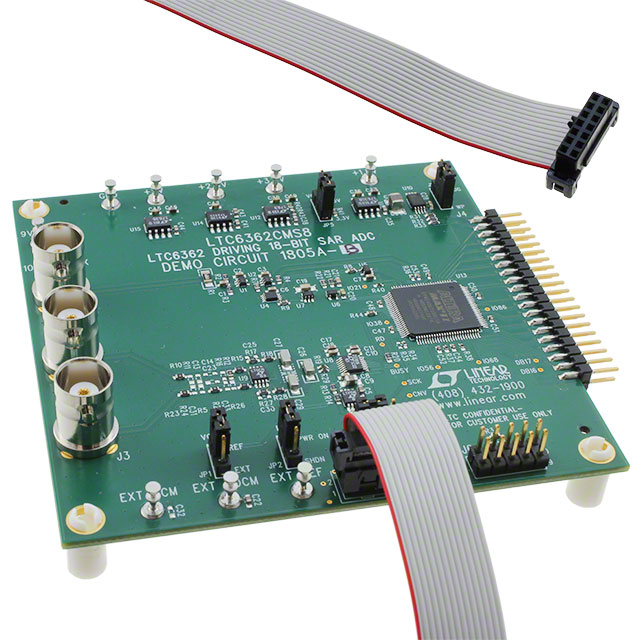 DC1805A-B — Платы для проверки аналогово-цифровых преобразователей (ADC)