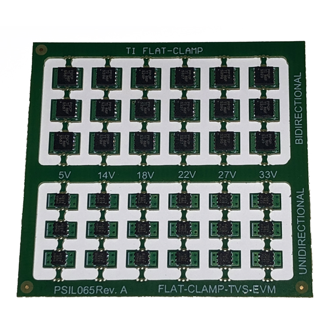 FLAT-CLAMP-TVS-EVM — Платы для проверки и демонстрационных наборов