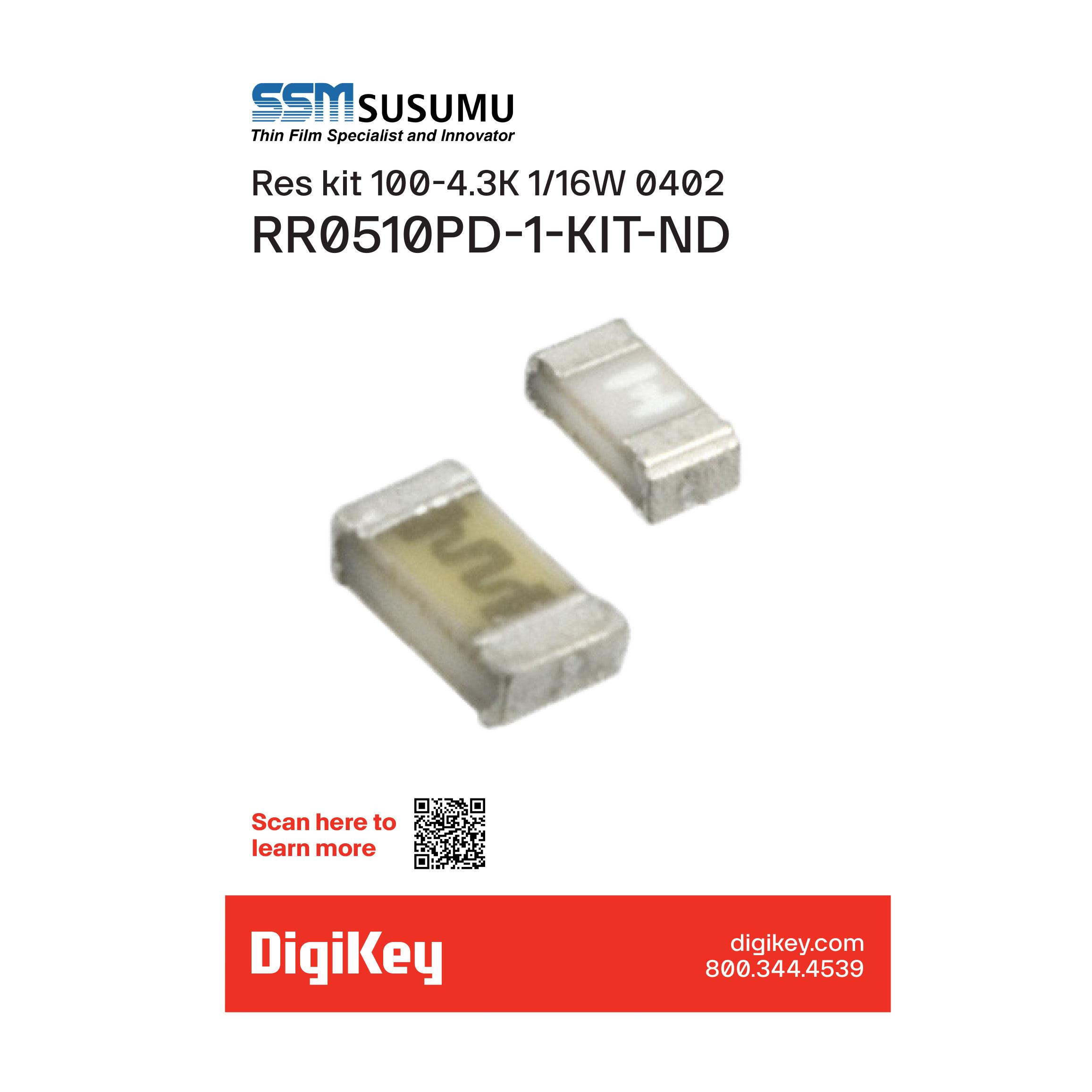 RR0510PD-1-KIT — Наборы резисторов