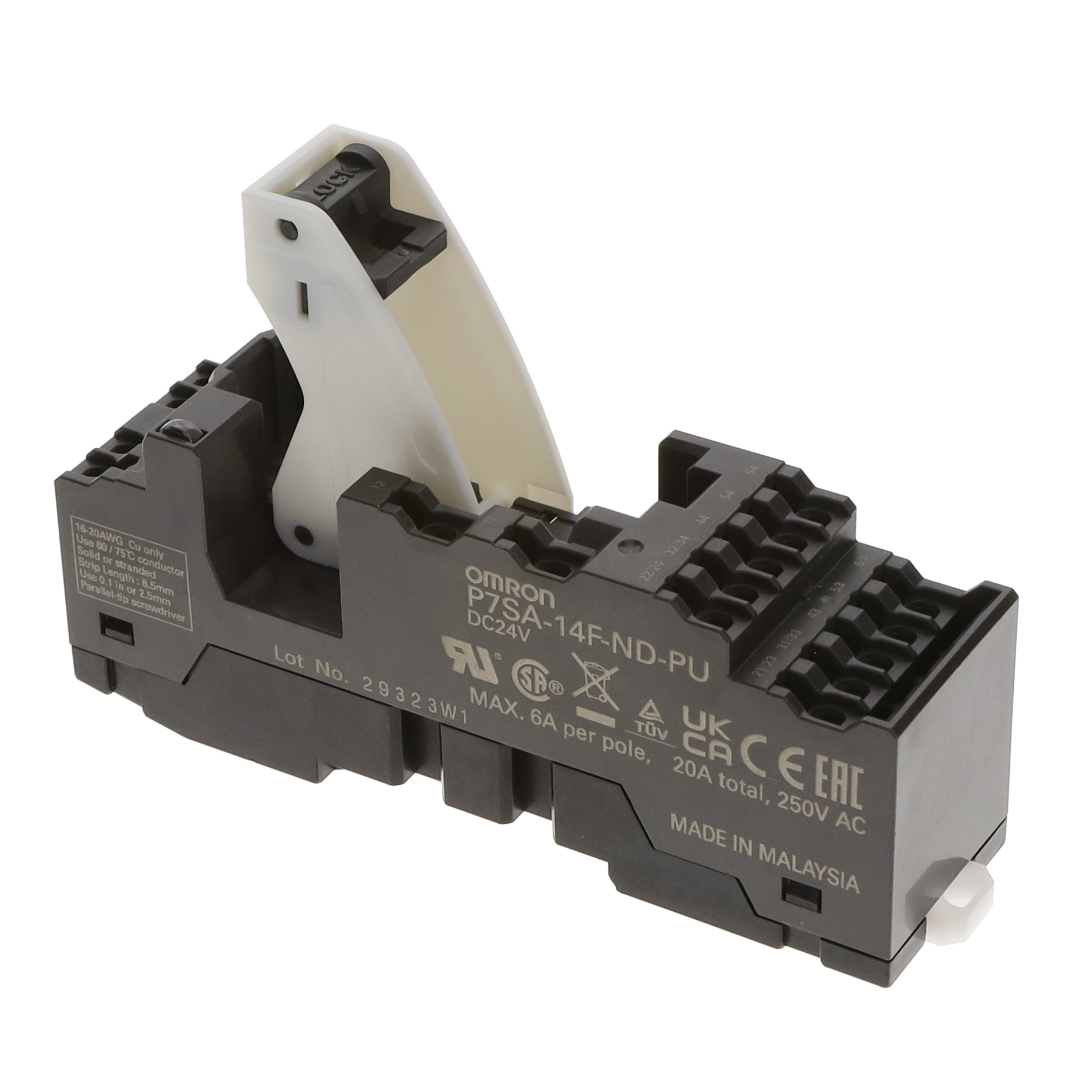 P7SA-14F-ND-PU DC24 — Панели и держатели для реле