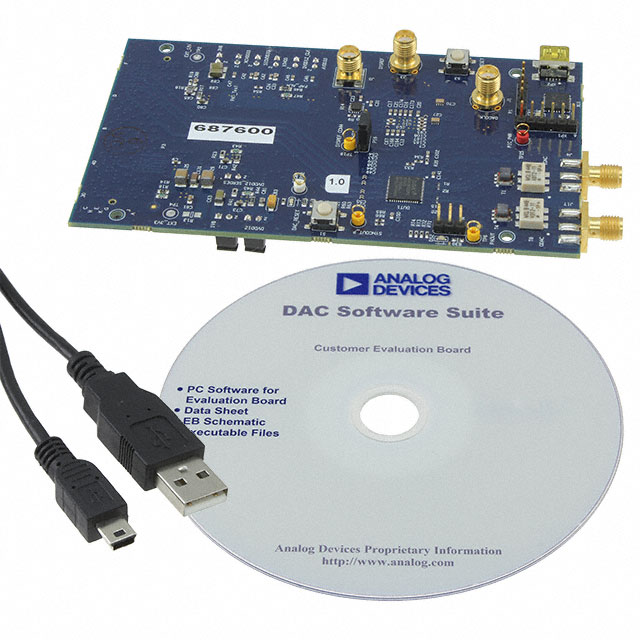 AD9152-FMC-EBZ — Платы для проверки цифрово-аналоговых преобразователей (DAC)