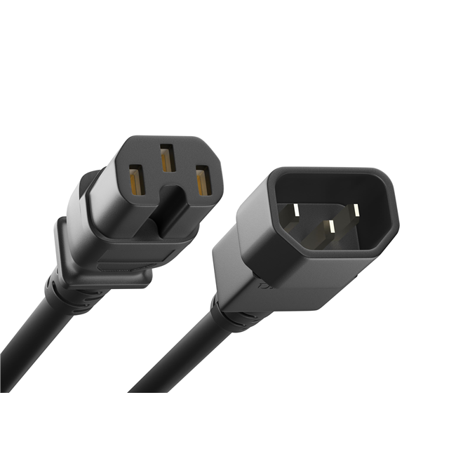 PWCD-C14C15-15A-8.5F-BLK — Силовые кабели, фидеры и удлинители