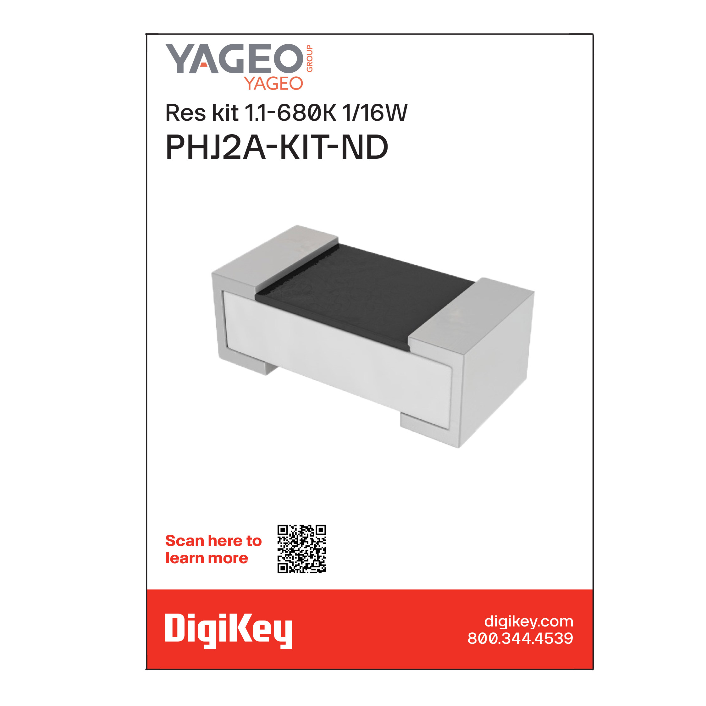 PHJ2A-KIT — Наборы резисторов