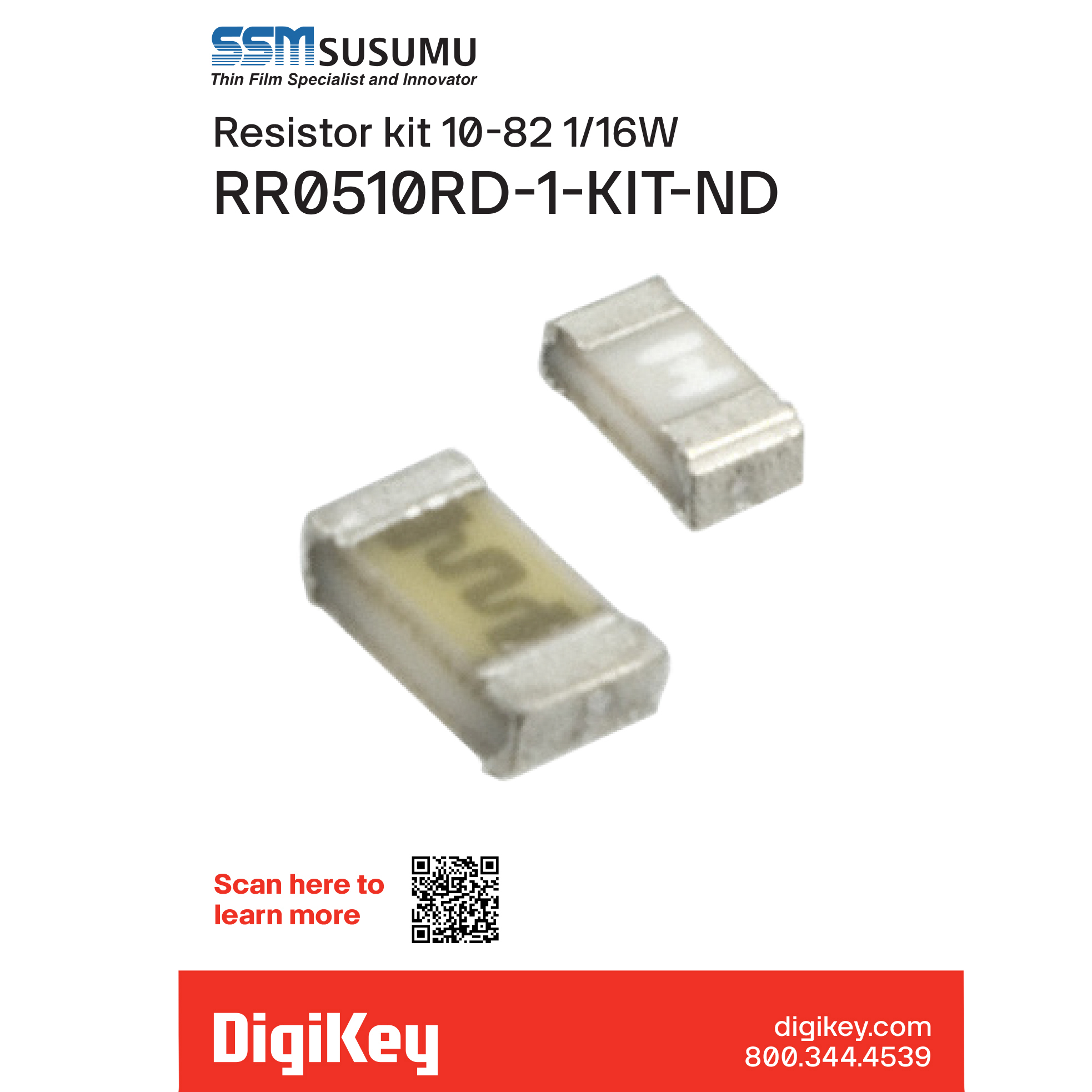 RR0510RD-1-KIT — Наборы резисторов