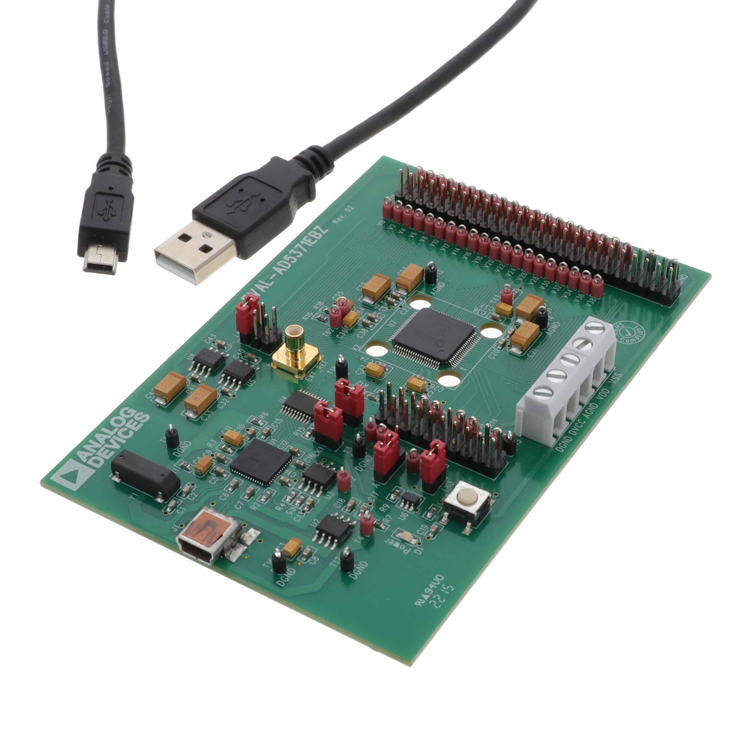 EVAL-AD5371EBZ — Платы для проверки цифрово-аналоговых преобразователей (DAC)