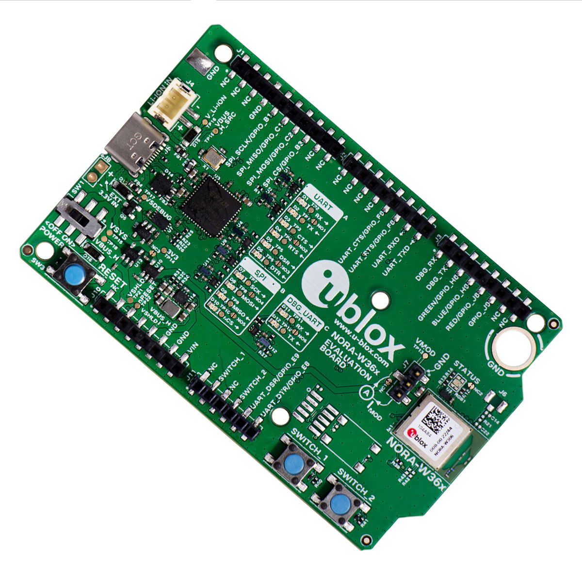 EVK-NORA-W366 — Платы для проверки RF, RFID, Wireless