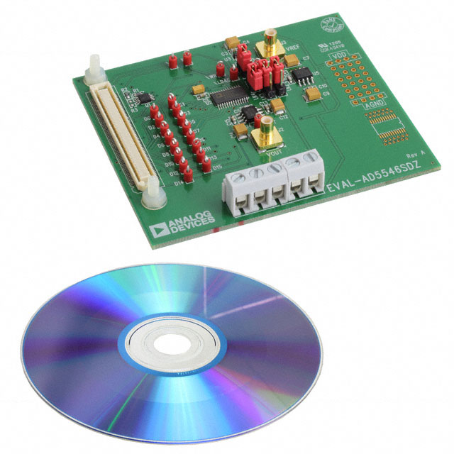 EVAL-AD5546SDZ — Платы для проверки цифрово-аналоговых преобразователей (DAC)