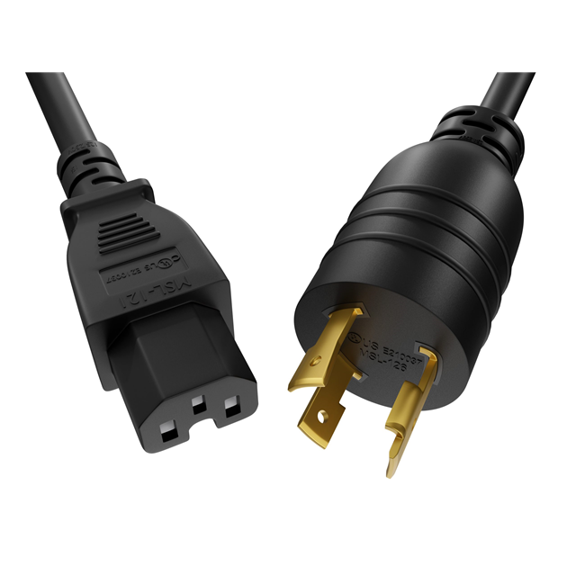 PWCD-L620PC15-15A-15F-BLK — Силовые кабели, фидеры и удлинители