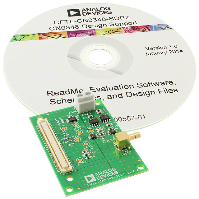EVAL-CN0348-SDPZ — Платы для проверки цифрово-аналоговых преобразователей (DAC)