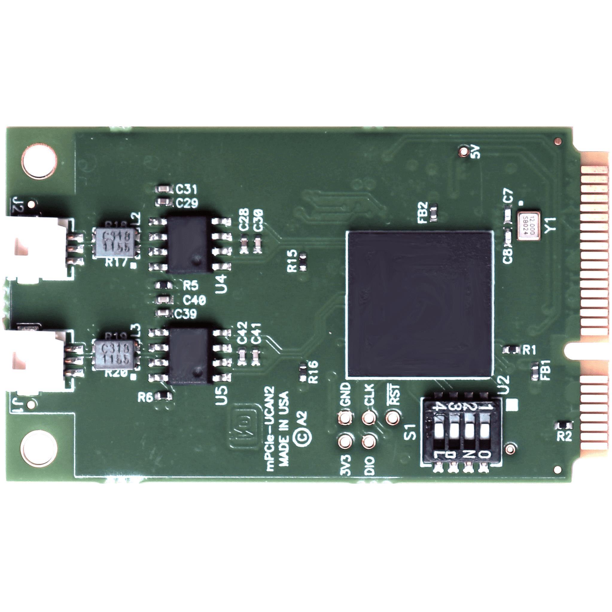mPCIe-UCAN2-ISO-CB — Встраиваемые компьютерные интерфейсные платы