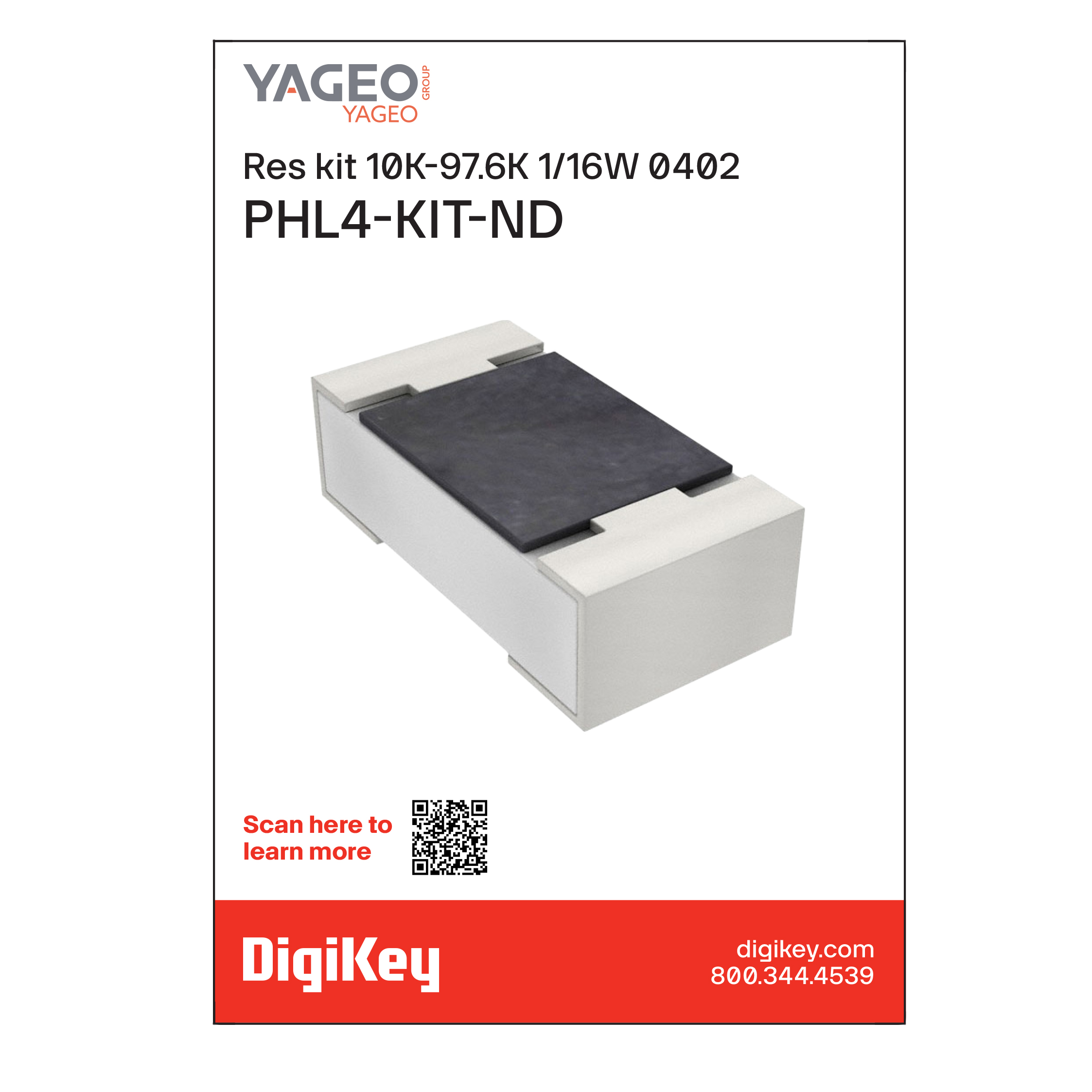 PHL4-KIT — Наборы резисторов