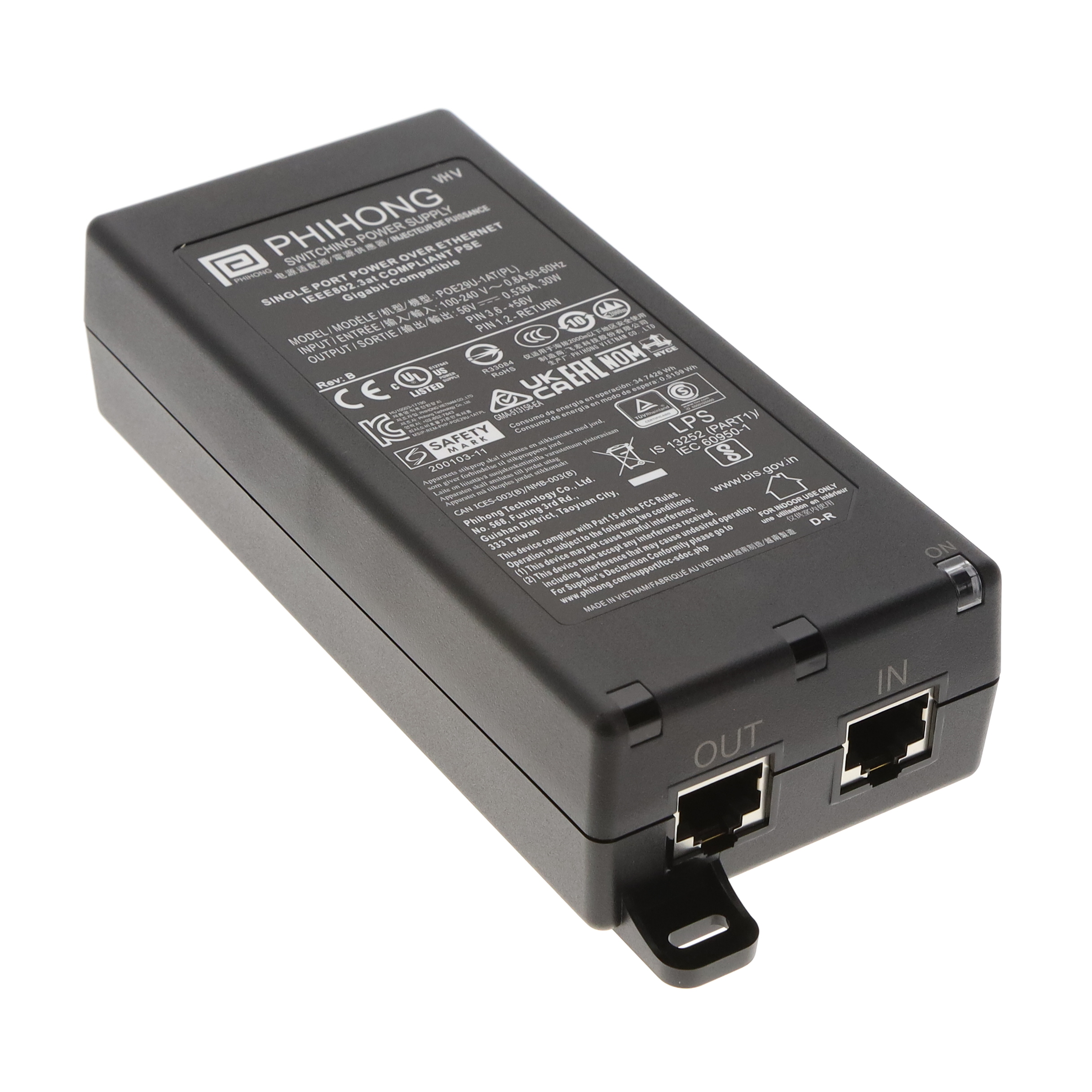 98-9000311-01 — Обеспечение электропитания по сети Ethernet