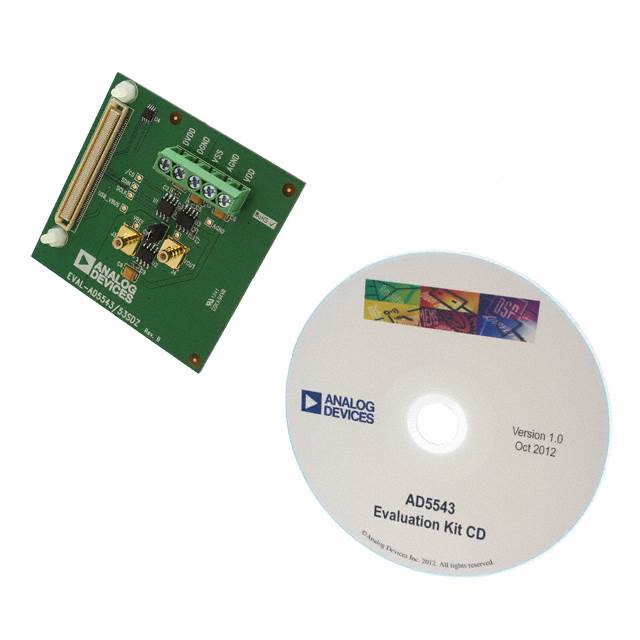 EVAL-AD5543SDZ — Платы для проверки цифрово-аналоговых преобразователей (DAC)