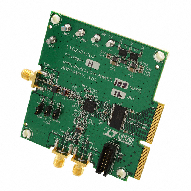 DC1369A-H — Платы для проверки аналогово-цифровых преобразователей (ADC)