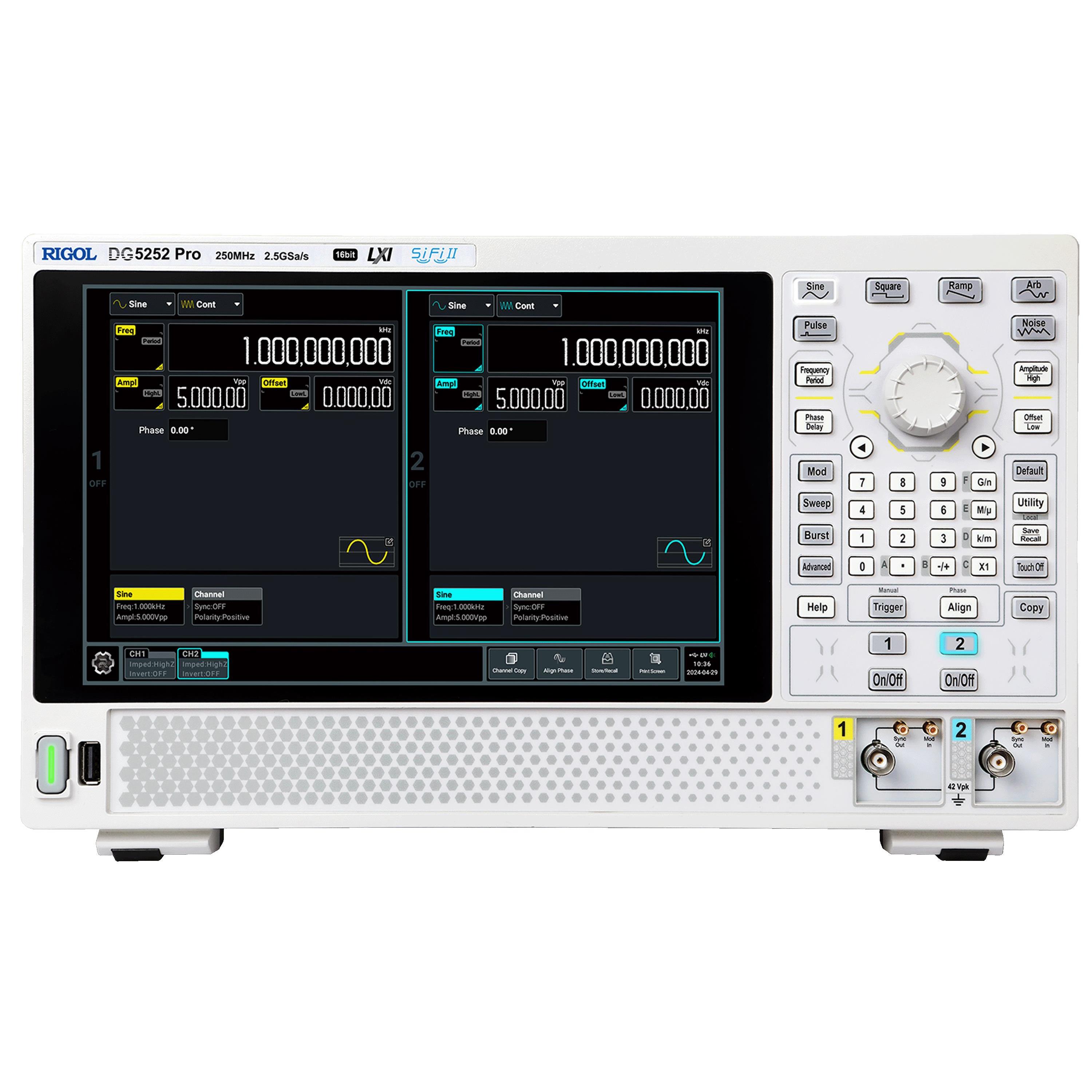 DG5252 Pro — Генераторы сигналов