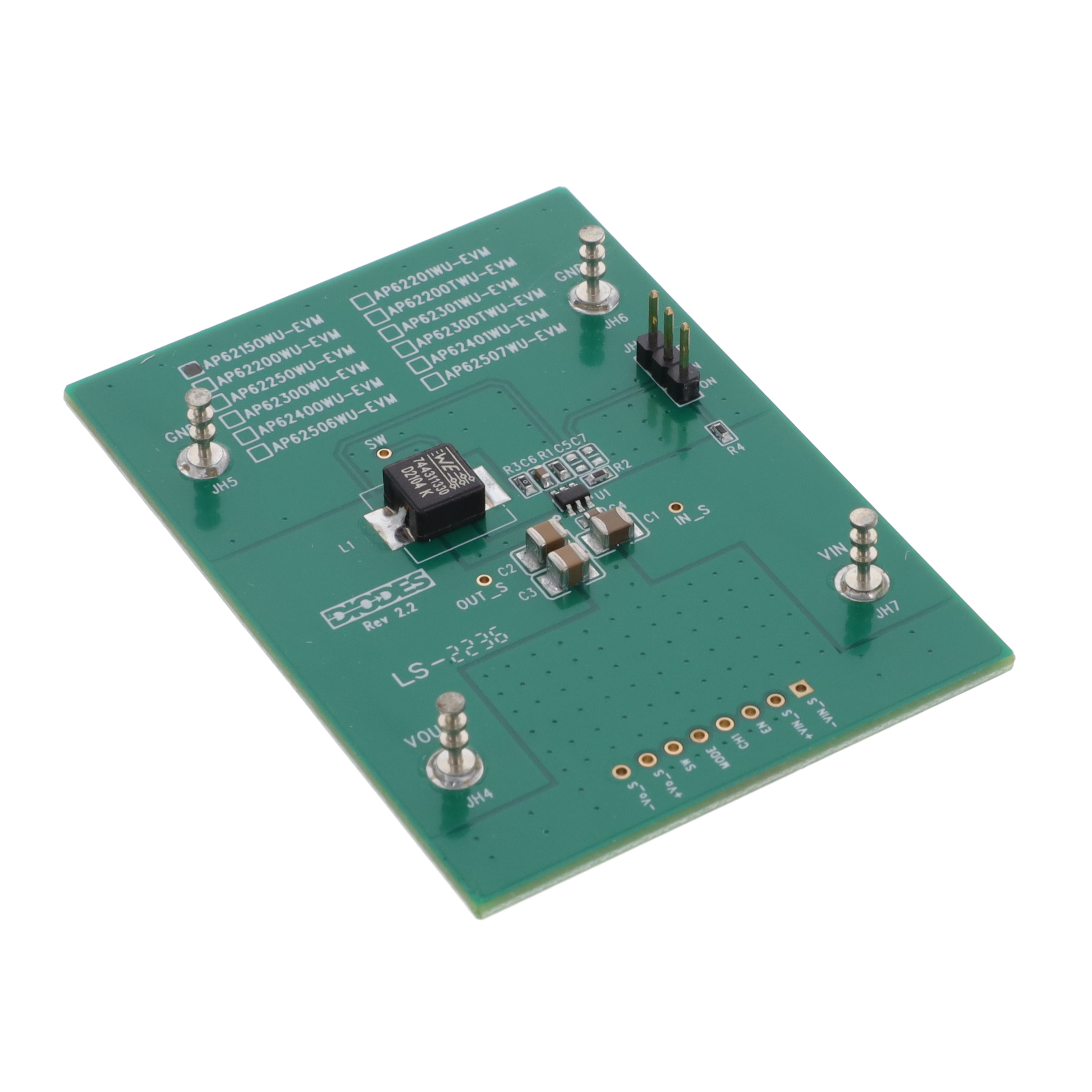 AP62150WU-EVM — Платы для проверки DC/DC & AC/DC (Off-Line) SMPS